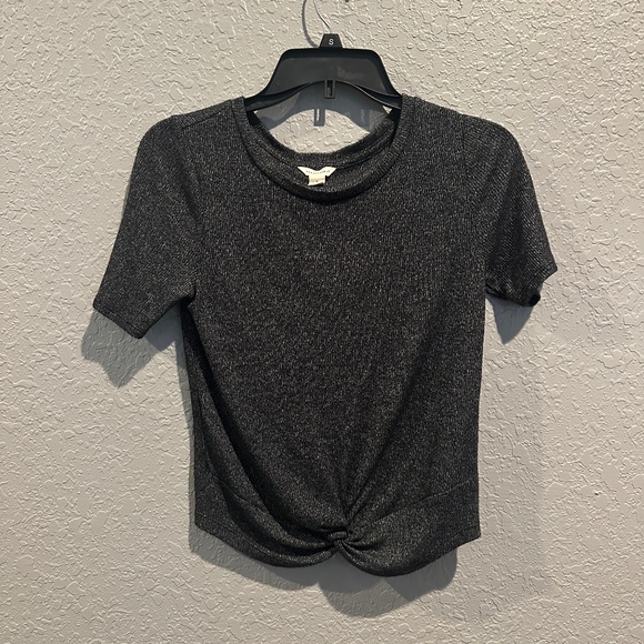 Aeropostale Crop Top w Front Twist at Waist - Size S - Picture 1 of 6